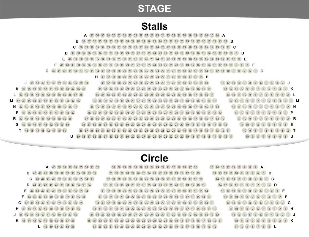 seating plan prince of wales theatre